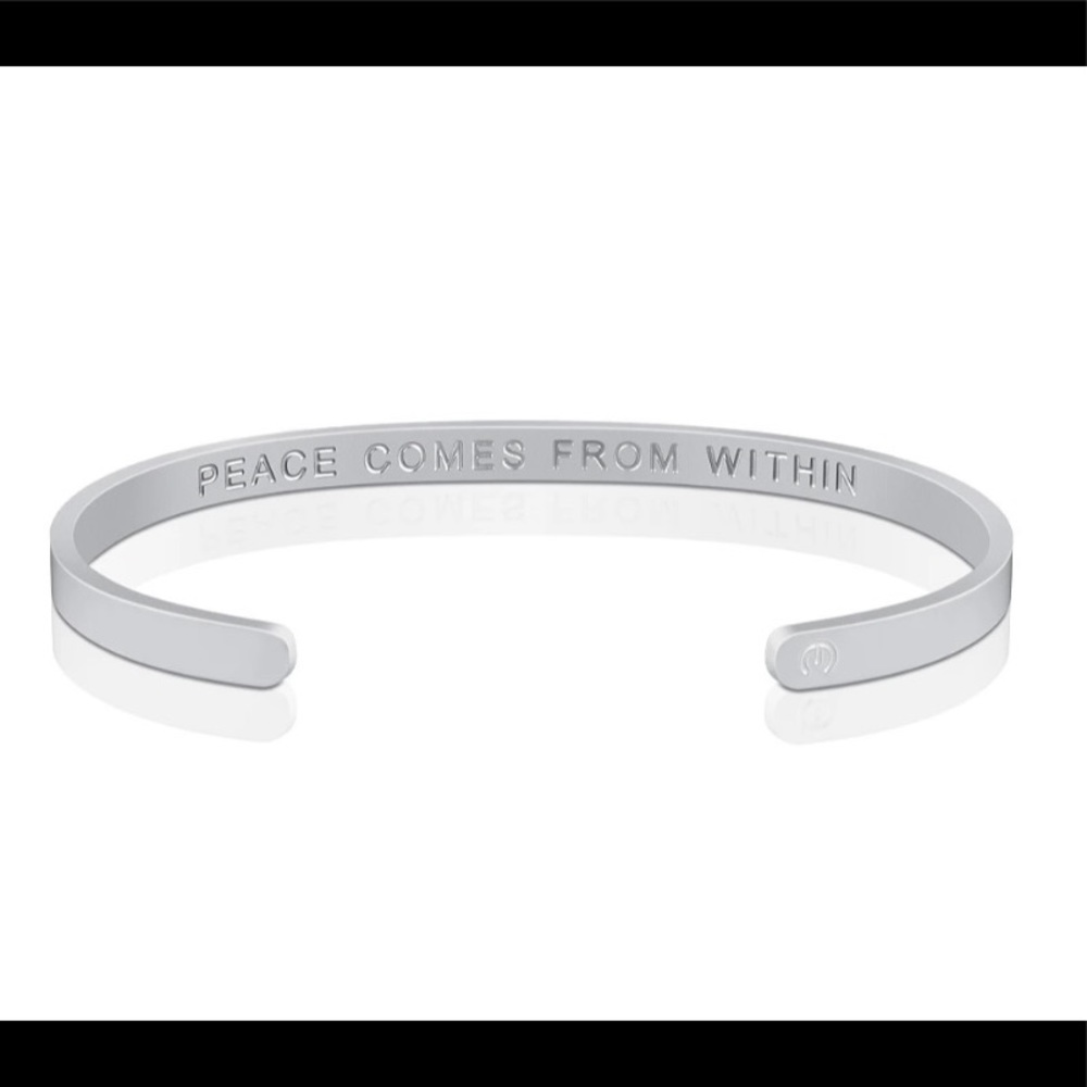 MantraBand Bold Bracelet: Peace Comes From Within
